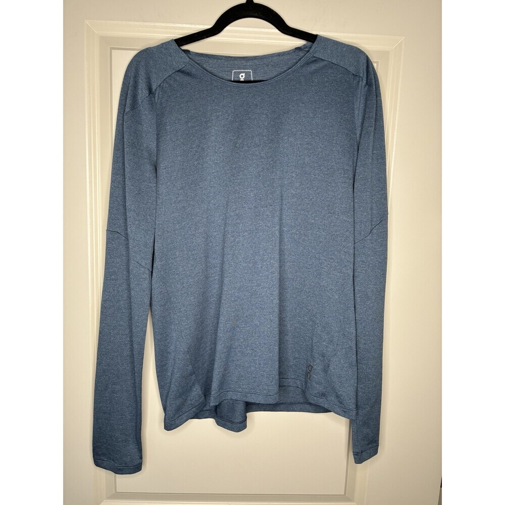 On Running Women's Long Sleeve Performance Tee in Blue Size XL